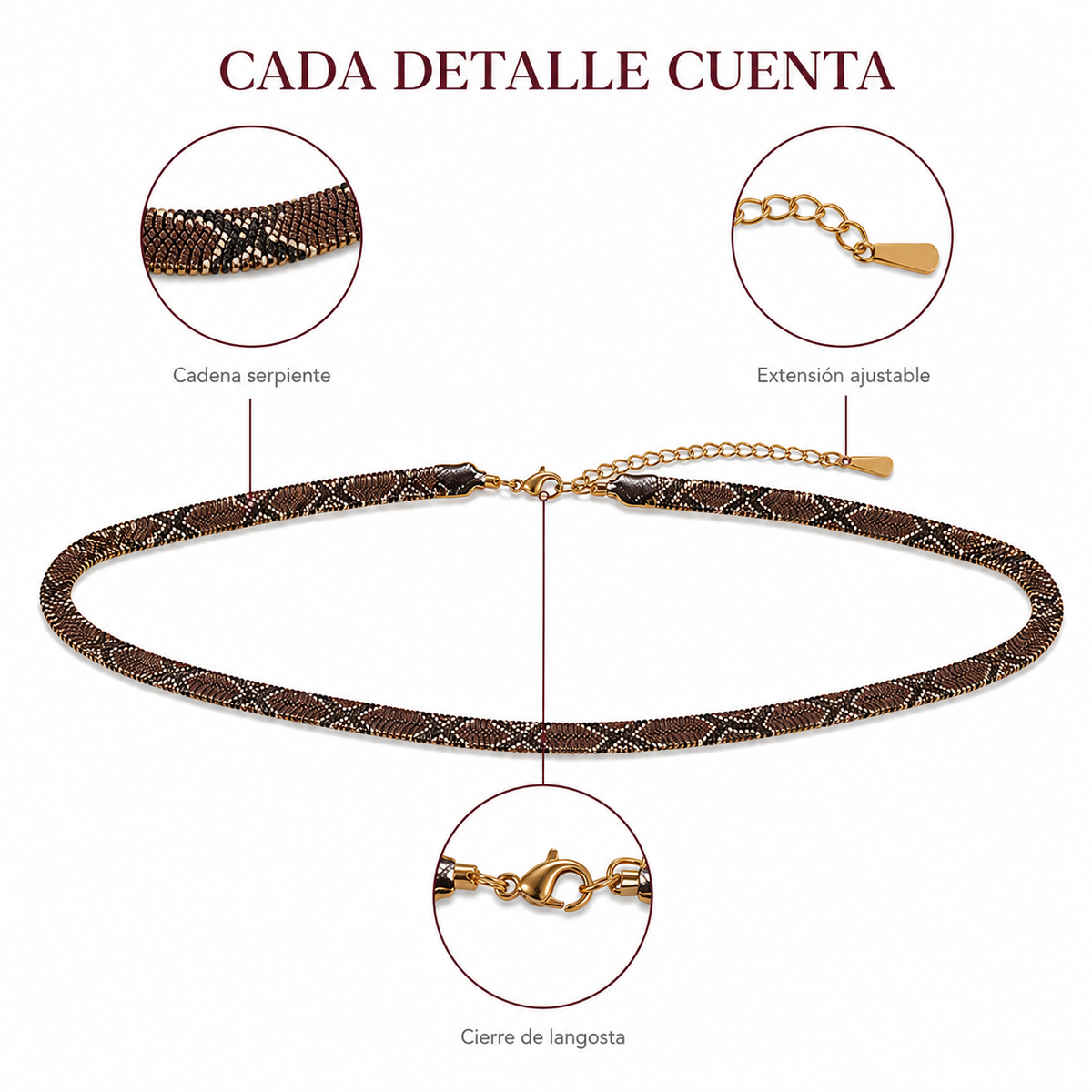 Gargantilla Serpiente Aurevix: el detalle que transforma cualquier look
