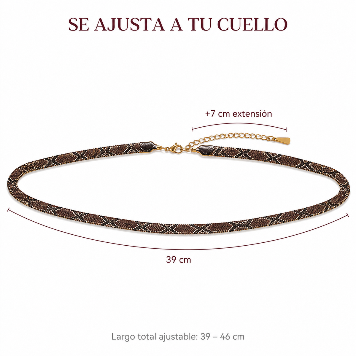 Gargantilla Serpiente Aurevix: el detalle que transforma cualquier look